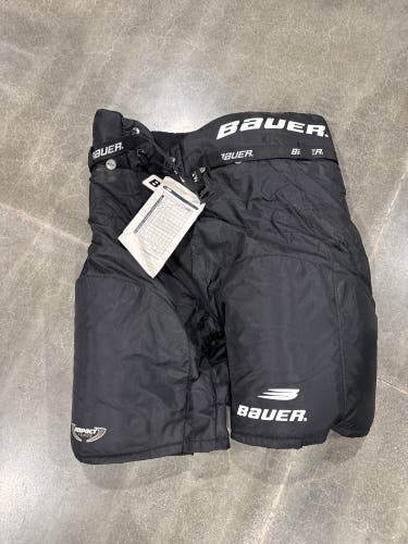 Black Senior Medium Bauer Impact 300 Hockey Pants (New)