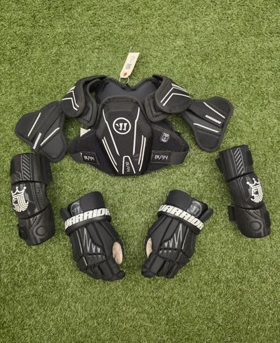 Medium Youth Warrior Burn Next Starter Kit w/ Brine Elbow Pads