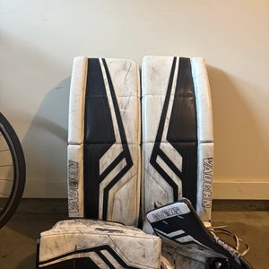 35" Vaughn Pro V Elite Goalie Leg Pads (Used)