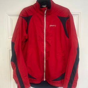 Red Men's Large CRAFT Jacket (Used)