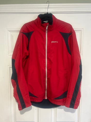 Red Men's Large CRAFT Jacket (Used)