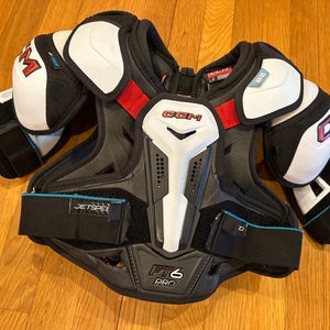 Junior Large CCM Jetspeed FT6 Pro Shoulder Pads Pro Stock (Used)