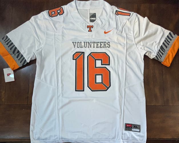 University of Tennessee Peyton Manning White #16 Adult XL Jersey NWT