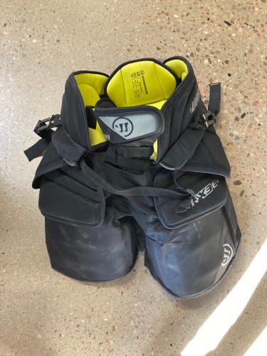 Black Senior Small Warrior Ritual X3E Hockey Goalie Pants (Used)