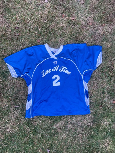 Blue XL laxative Adult Unisex Warrior Jersey (Used)
