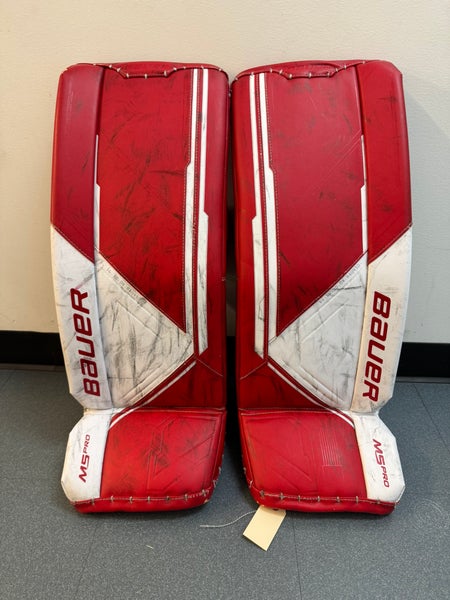 30" Intermediate Bauer Supreme M5 Pro Goalie Leg Pads (Used)
