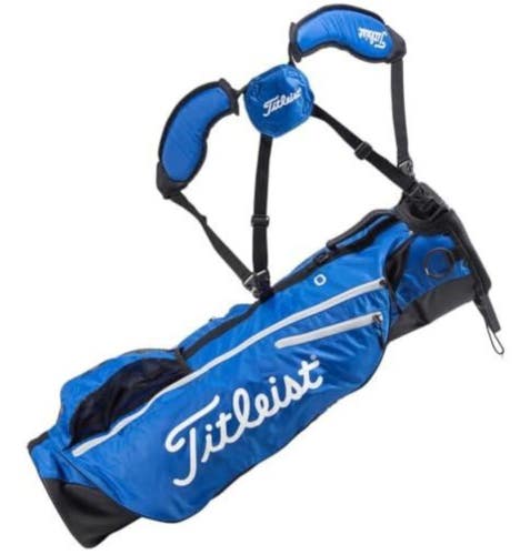 New Titleist Golf Prior Generation Premium Carry Bag Collapsible Royal Blue BLK