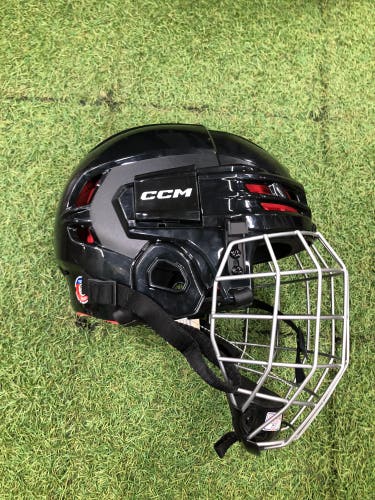 Black Medium CCM Tacks 710 Helmet (Used)