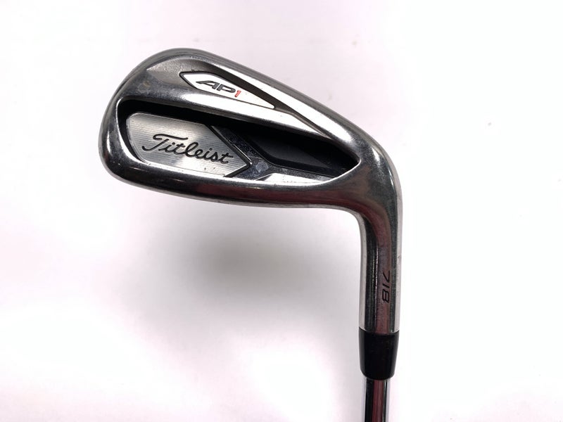 Titleist 718 AP1 Single 9 Iron True Temper AMT Red S300 Stiff Steel Mens RH
