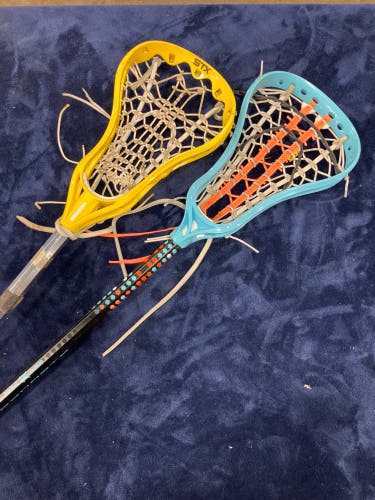Women's Lacrosse 2 Pack Starter Stick Set (Used)