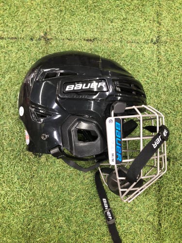 Black Medium Bauer IMS 5.0 Helmet (New)