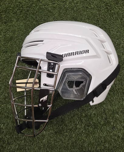 White Large Warrior Alpha One Pro Helmet (7 1/8" - 7 3/4")