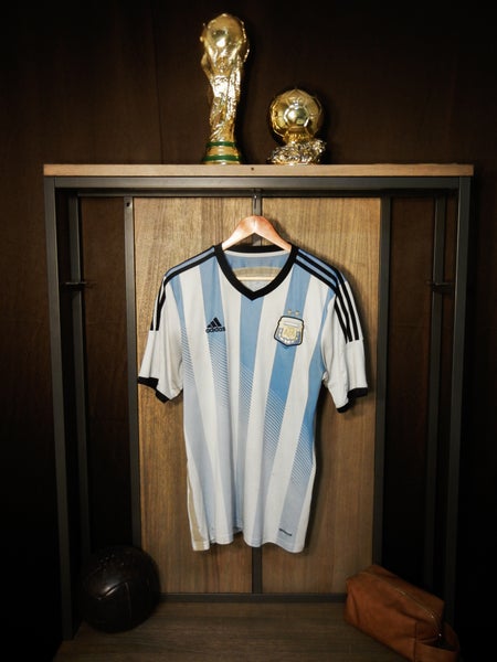Argentina 2014 Home Jersey (World Cup Edition) Size L Adidas Shirt (MPN: D87311)