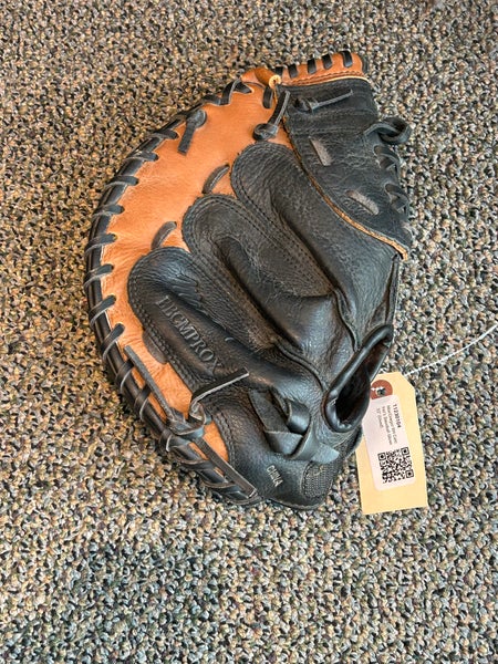 Used MacGregor Right Hand Throw Catcher's Baseball Glove 32"