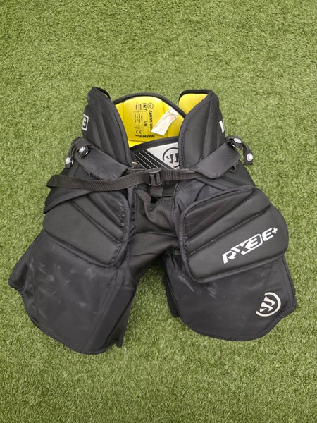 Black Intermediate Medium Warrior Ritual x3 E+ Hockey Goalie Pants