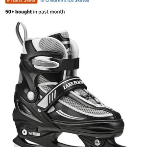 lake placid adjustable ice skates Size Medium (1-4 big kid)