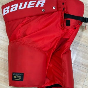 Red Senior Large Bauer HP 3000 Hockey Pants (New)
