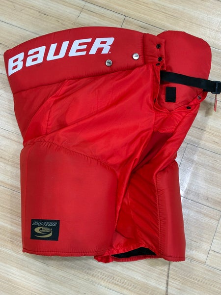 Red Senior Large Bauer HP 3000 Hockey Pants (New)