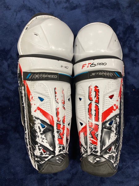 Junior CCM Jetspeed ft6 pro Shin Pads 13" (Used)