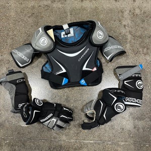 XS Youth Maverik Charger Shoulder Pads (Used)