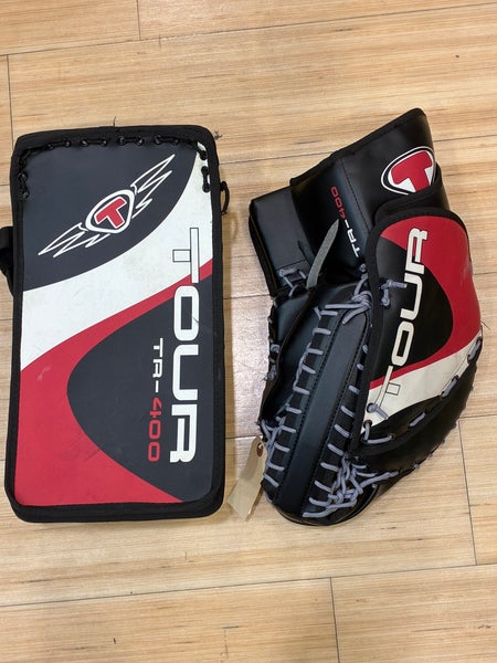 Inline Goalie Senior Tour TR-400 Goalie Glove & Blocker Full Right (Used)