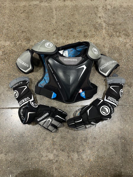 XS Youth Maverik Charger Shoulder Pads (Used)