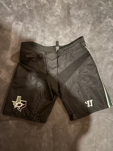 Dallas Stars Large Warrior Dynasty Black Hockey Girdle/Pant Shell Pro Stock Used