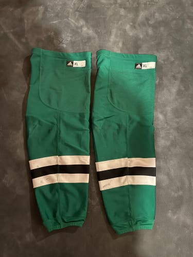 Dallas Stars NHL Adidas Hockey Socks Adult XL Green Pro Stock