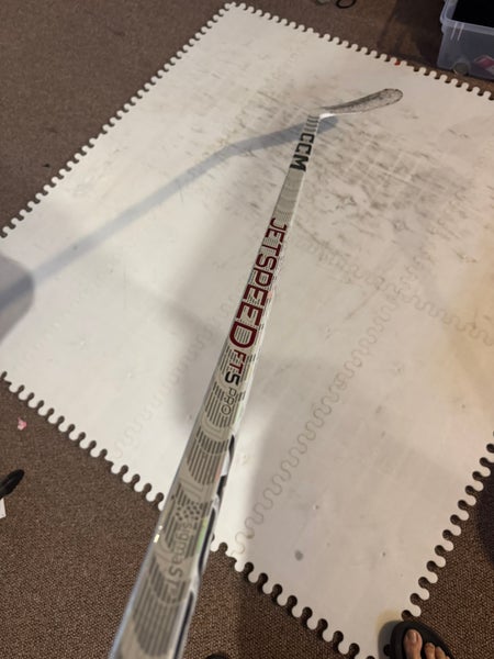 Senior CCM JetSpeed FT5 Pro Right Hockey Stick P28 85 Flex Pro Stock Christian Fischer (Used)