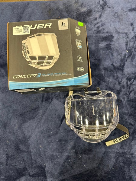Junior Bauer Concept 3 Full Shield Cages, Visors & Shields Shield (Used)