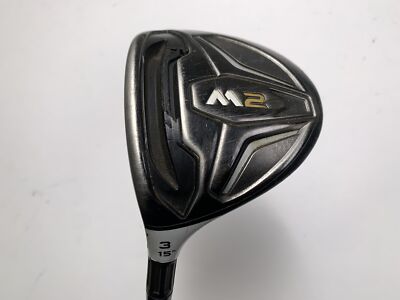 Taylormade M2 3 Fairway Wood 15* REAX 65g Regular Graphite Mens LH Midsize Grip