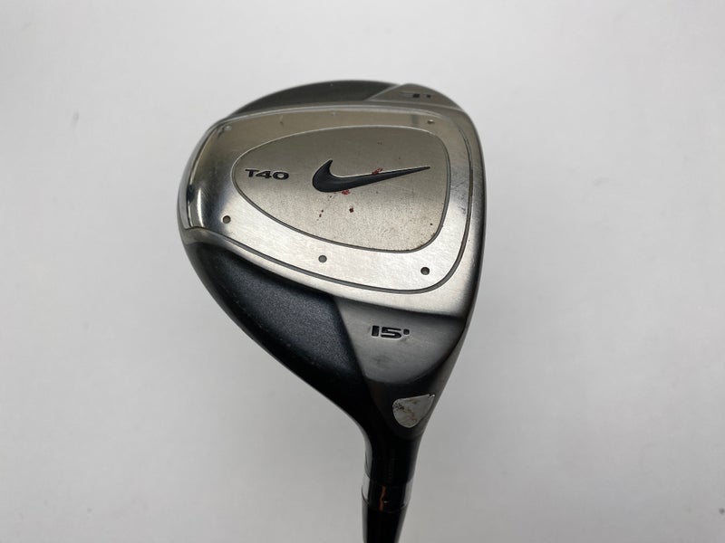 Nike T-40 Tour 3 Fairway Wood 15* Grafalloy Stiff Graphite Mens RH RATTLE