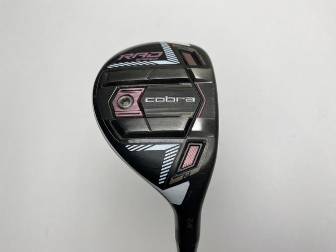 Cobra RAD Speed 4 Hybrid 24* UST Mamiya Recoil ESX 450 F1 Ladies Graphite RH