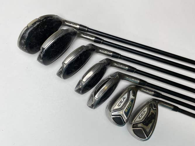 Adams Idea A7 OS Max Iron Set 3-8+SW Grafalloy ProLaunch AXIS Senior RH