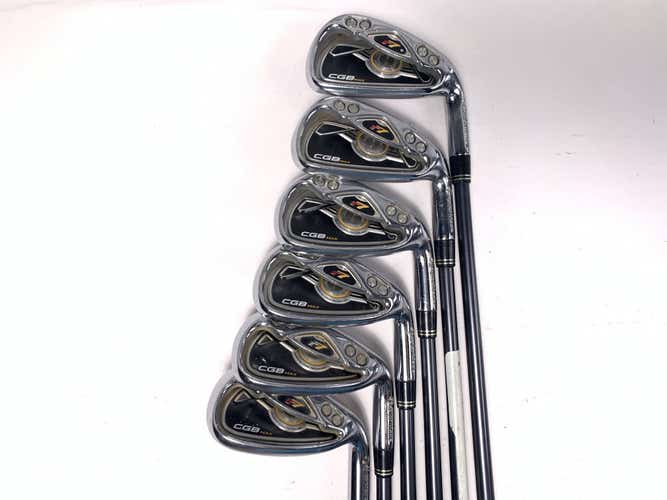 TaylorMade R7 CGB Max Iron Set 6-9+GW+SW Reax 55g Regular Graphite RH - No PW