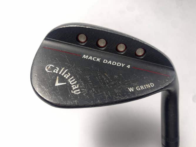 Callaway Mack Daddy 4 Black Gap Wedge GW 52* 12 W-Grind True Temper DG Mens RH