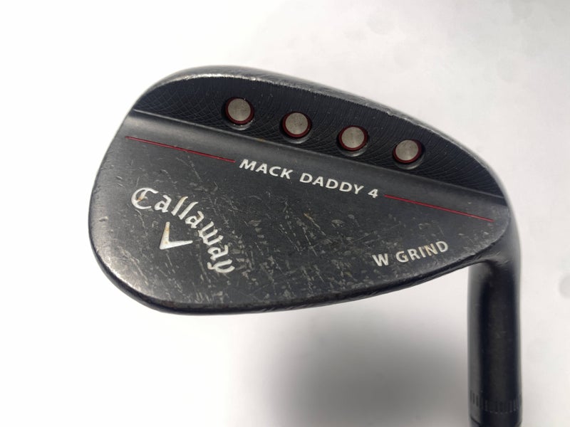 Callaway Mack Daddy 4 Black Gap Wedge GW 52* 12 W-Grind True Temper DG Mens RH