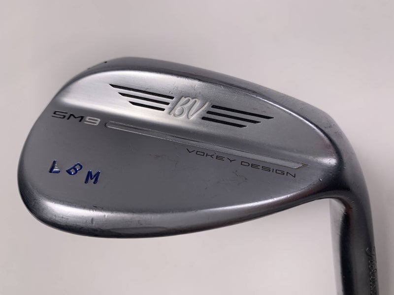 Titleist Vokey SM9 Tour Chrome Wedge 60* 4 Bounce L-Grind Wedge Steel Mens RH