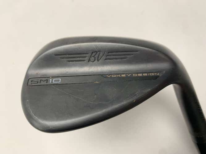 Titleist Vokey SM10 Jet Black Wedge 58* 10 Bounce S-Grind Wedge Steel Mens RH