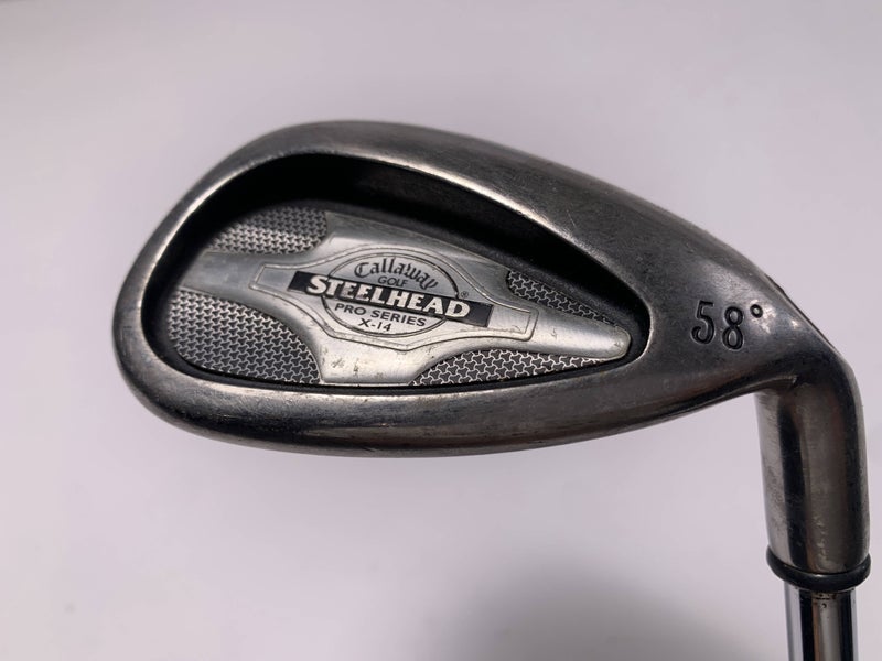 Callaway X-14 Pro Series Lob Wedge LW 58* Steelhead Wedge Steel Mens RH