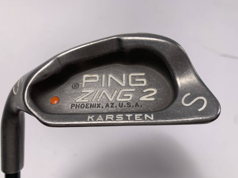 Ping Zing 2 Sand Wedge SW Orange Dot 2* Flat V53 Wedge Graphite Mens LH