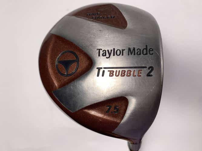 TaylorMade Ti Bubble 2 Driver 7.5* Bubble 2 S-90 Stiff Graphite Mens RH