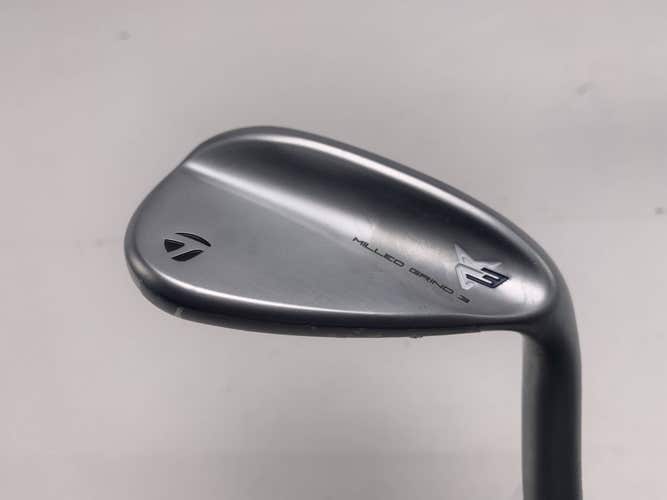 TaylorMade Milled Grind 3 Raw Chrome Wedge 58* 11 TT DG S200 Tour Issue Mens RH