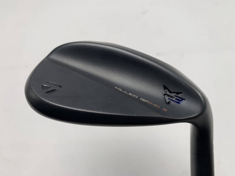 TaylorMade Milled Grind 3 Raw Black Lob Wedge LW 58* 8 TT DG S200 Stiff Mens RH