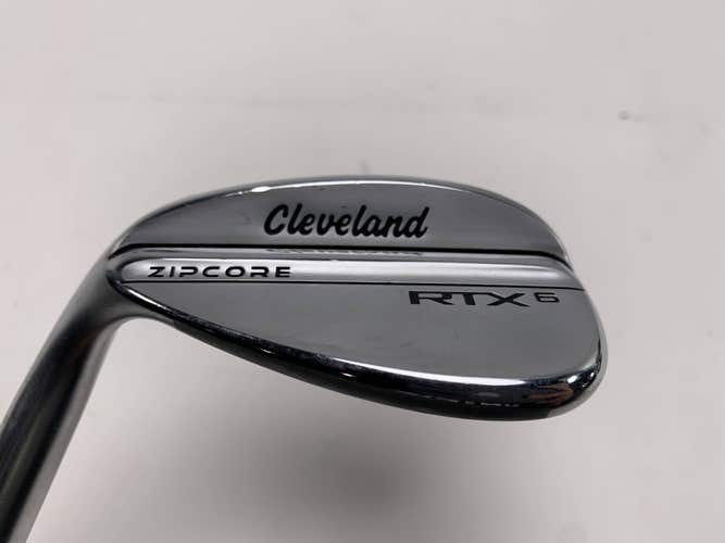 Cleveland RTX 6 ZipCore Tour Satin Sand Wedge SW 56* 10 TT DG Spinner Mens RH