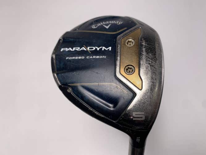 Callaway Paradym 5 Fairway Wood 18* Aldila Ascent 40g Senior RH Midsize Grip