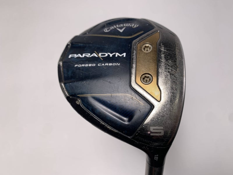 Callaway Paradym 5 Fairway Wood 18* Aldila Ascent 40g Senior RH Midsize Grip