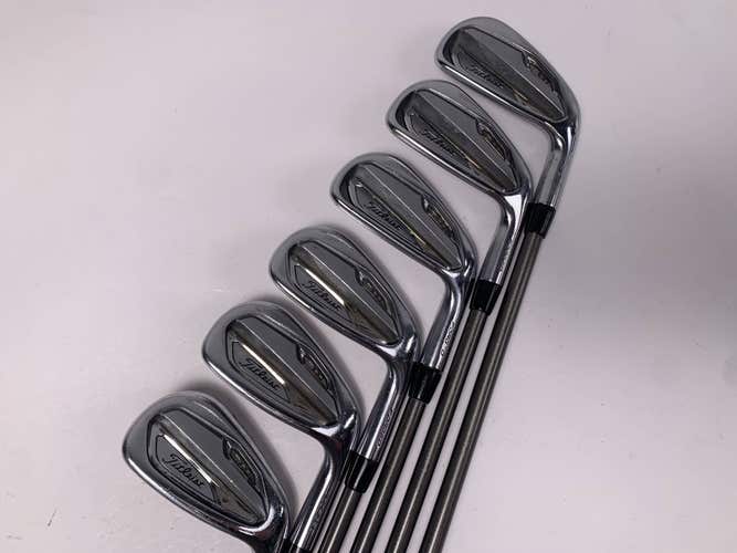 Titleist T100 Iron Set 5-PW AeroTech SteelFiber i95 Stiff Graphite Mens RH
