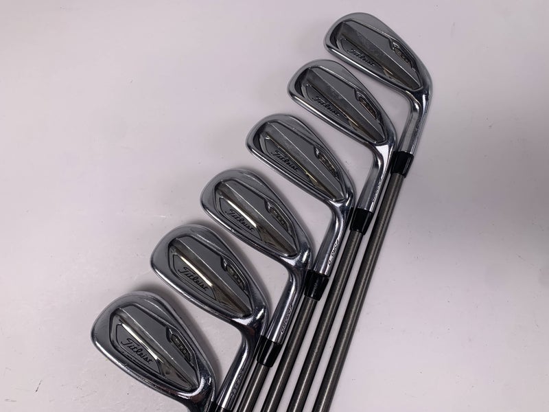 Titleist T100 Iron Set 5-PW AeroTech SteelFiber i95 Stiff Graphite Mens RH