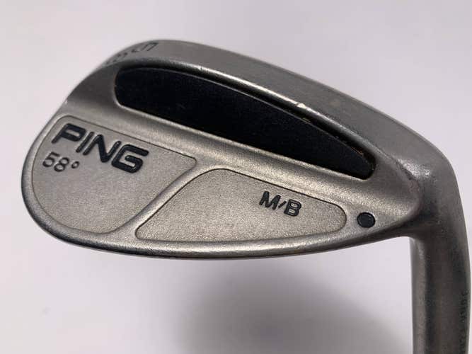 Ping MB Lob Wedge LW 58* Black Dot Wedge Steel Mens RH